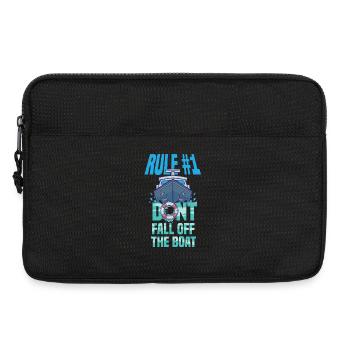 Boat Humor - Laptop bag 13" - black - Front