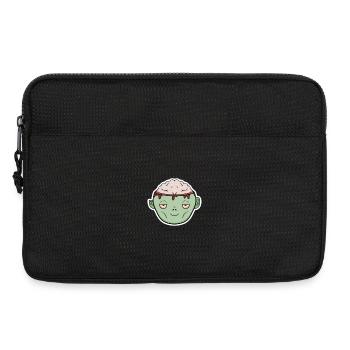 Cerveau de zombie dans une tasse - Sacoche pour ordinateur portable 13 pouces - noir - Devant