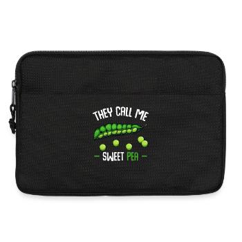 They call me Sweet Pea - Laptop bag 13" - black - Front