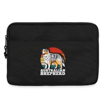 Berger Australien Aussie Rétro - Sacoche pour ordinateur portable 13 pouces - noir - Devant