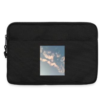 Pastel Clouds Sky Zen Design - Laptop bag 13" - black - Front