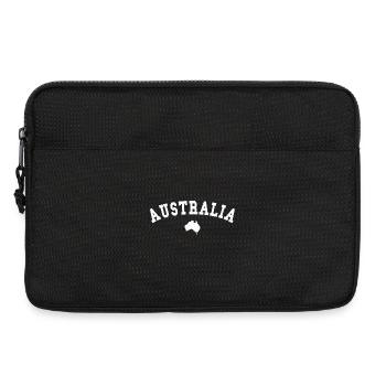 Carte des courbes de niveau de l’arc australien - Sacoche pour ordinateur portable 13 pouces - noir - Devant