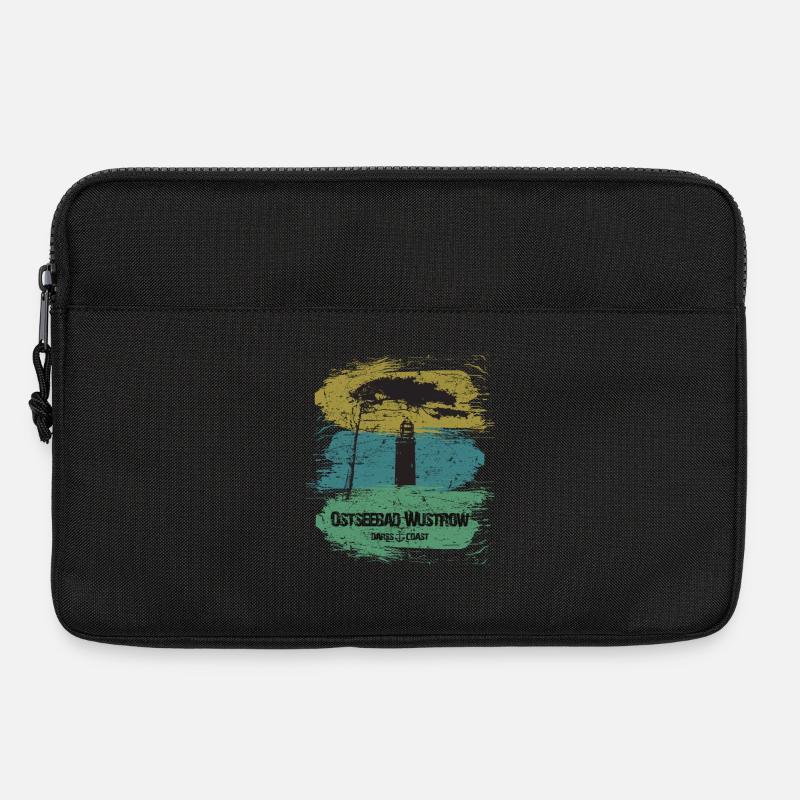 Wustrow Ostsee - DarssCoast - Halbinsel Darss - Laptoptasche 13" - Schwarz