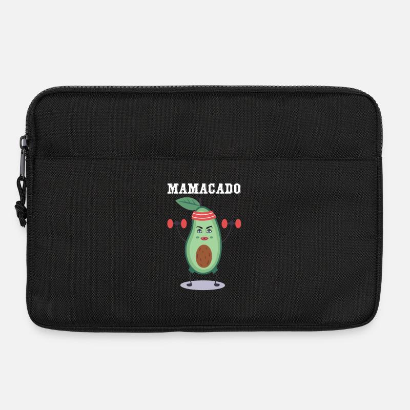 Mamacado - Avocado Geschenk - Laptoptasche 13" - Schwarz