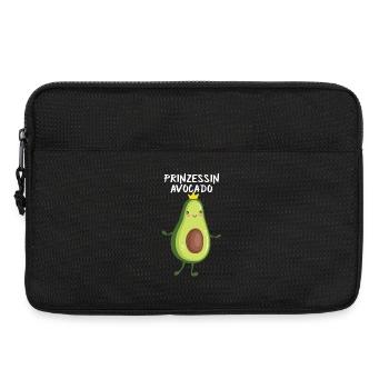 Prinzessin Avocado - Kinder Geschenk - Laptoptasche 13" - Schwarz - Vorne