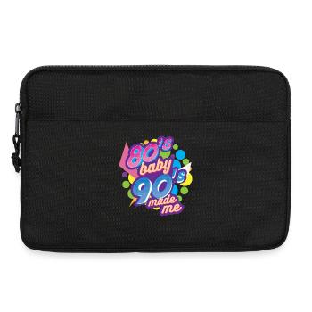 80s bébé des années 90 m'a fait 1980 1990 - Sacoche pour ordinateur portable 13 pouces - noir - Devant