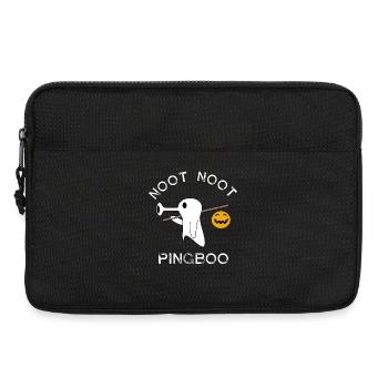 Noot Noot Pingboo Pinguin Gespenst Halloween Lusti - Laptoptasche 13" - Schwarz - Vorne