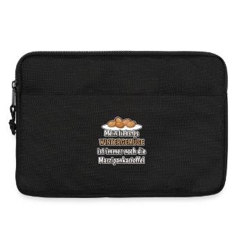 Mein liebstes Wintergemüse ist immer noch die.... - Laptoptasche 13" - Schwarz - Vorne
