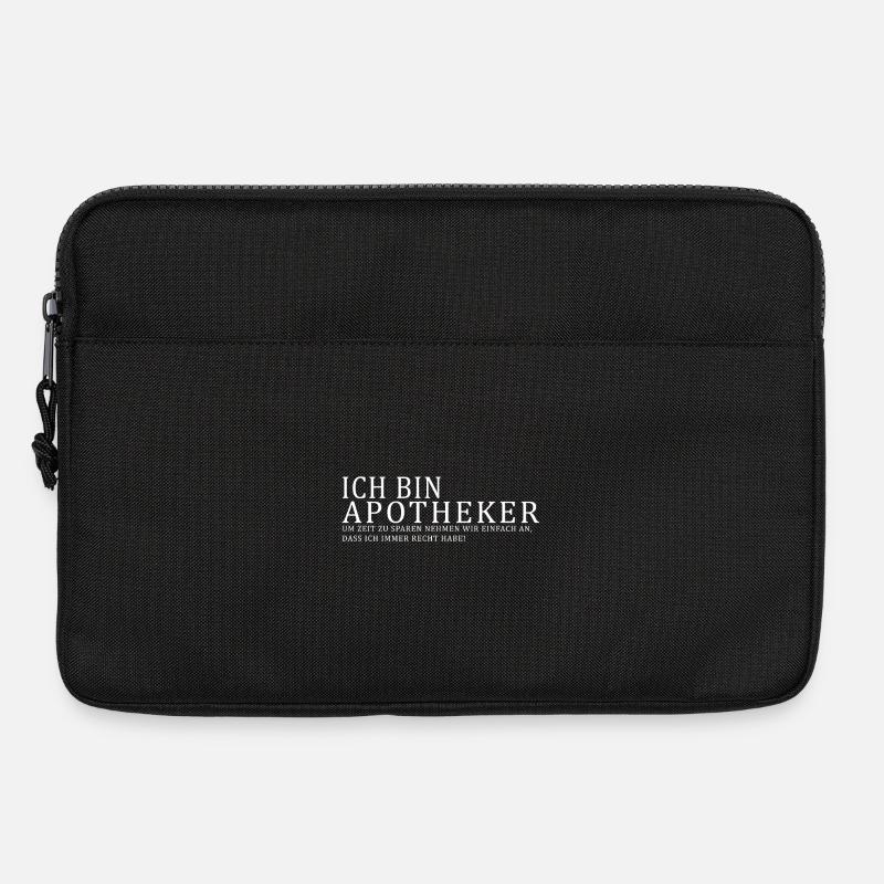 Ich bin Apotheker - Laptoptasche 13" - Schwarz