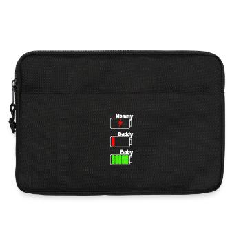 Mommy Daddy Baby Battery Parents I Love My Kids - Laptop bag 13" - black - Front