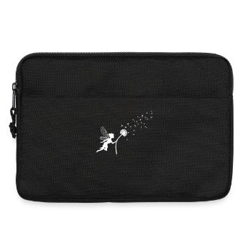 Vol de graines de pissenlit fée des rêves - Sacoche pour ordinateur portable 13 pouces - noir - Devant