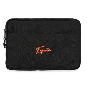 España Neon Schriftzug - Laptoptasche 13" - Schwarz - Vorne