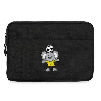 Koala Soccer Player Soccer - Laptop bag 13" - black - Front