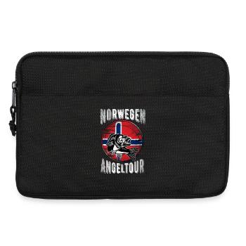 Norwegen Angeltour - Laptoptasche 13" - Schwarz - Vorne