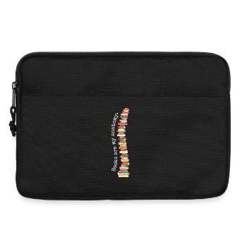 Books Books Are My Anatomy Spine Bookworm - Laptop bag 13" - black - Front