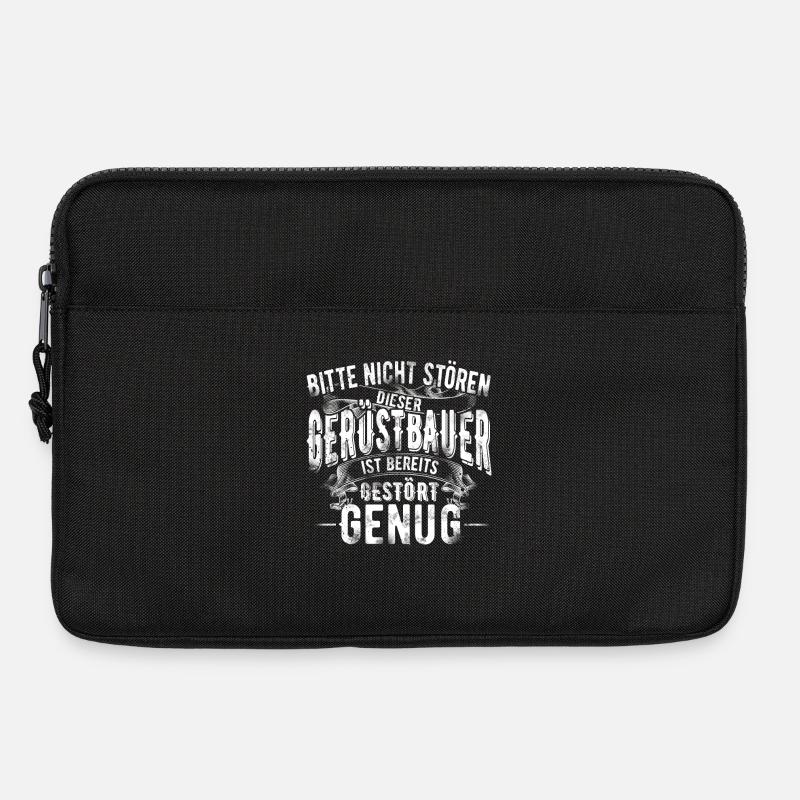 Gerüstbauer - Laptoptasche 13" - Schwarz