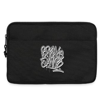 Breakdance Graffiti - Laptop bag 13" - black - Front