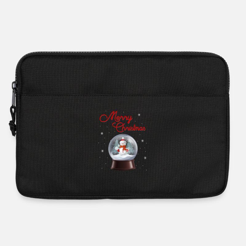 Snow Globe Snowman Winter Magic - Laptop bag 13" - black