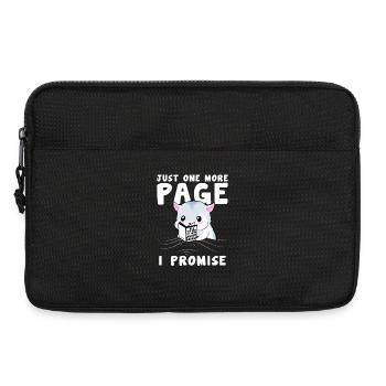 Just One More Page I Promise A Super Sweet - Laptop bag 13" - black - Front