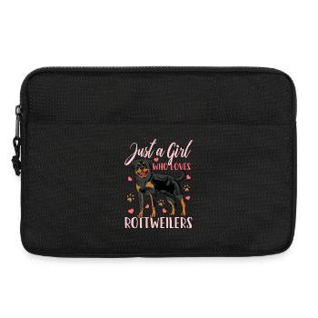 Rottweiler - Sacoche pour ordinateur portable 13 pouces - noir - Devant