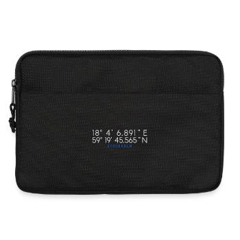 Coordonnées GPS Stockholm Suède - Sacoche pour ordinateur portable 13 pouces - noir - Devant