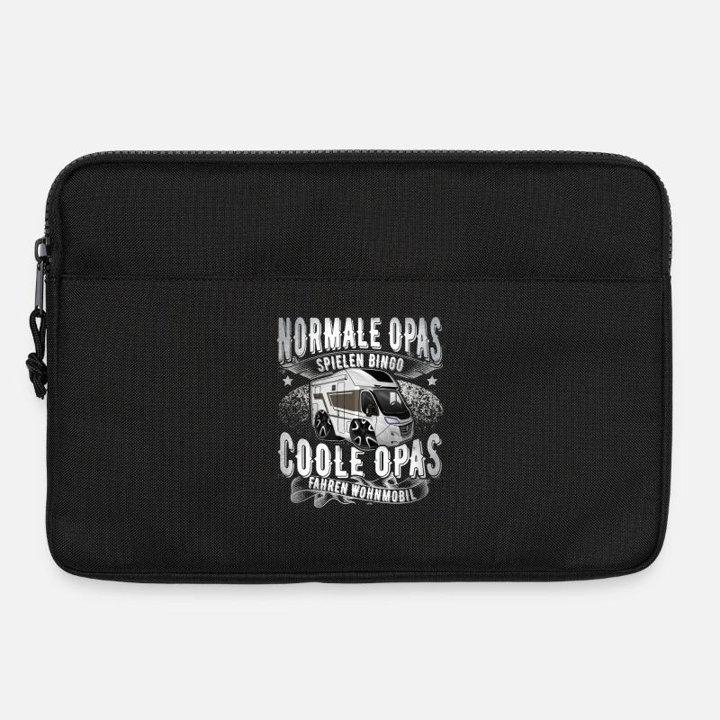 Camping Campen Opa - Laptoptasche 13" - Schwarz