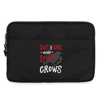 Crow - Laptop bag 13" - black - Front