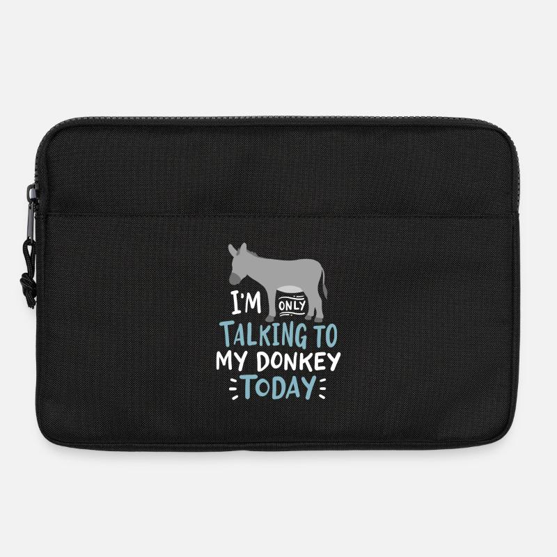 Esel - Laptoptasche 13" - Schwarz