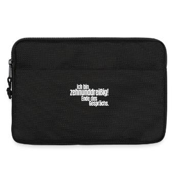 Zehnunddreißig Vierzig Geschenk Für 40. Geburtstag - Laptoptasche 13" - Schwarz - Vorne