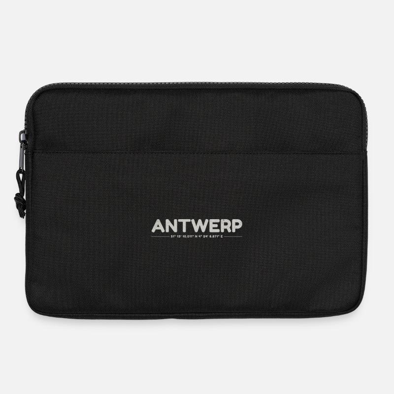 Antwerp Antwerp Gps Coordinates - Laptop bag 13" - black