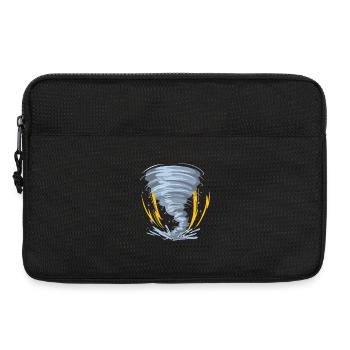 Tornado Hurricane Windstorm Gift Idea - Laptop bag 13" - black - Front