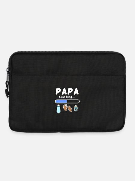 werdender Vater - Papa wird geladen - Laptoptasche 13" - Schwarz
