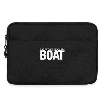 Boot Bootskapitän Bootfahren - Laptoptasche 13" - Schwarz - Vorne