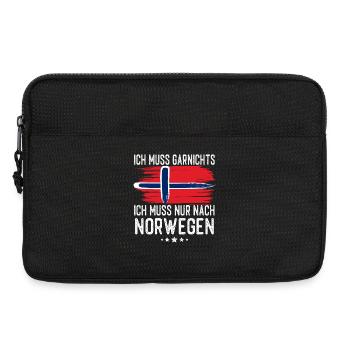 Norwegen - Laptoptasche 13" - Schwarz - Vorne