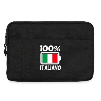 Italie Italiens - Sacoche pour ordinateur portable 13 pouces - noir - Devant