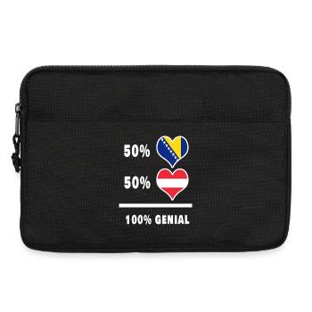 Bosnien und Österreich Genial / Geschenk - Laptoptasche 13" - Schwarz - Vorne