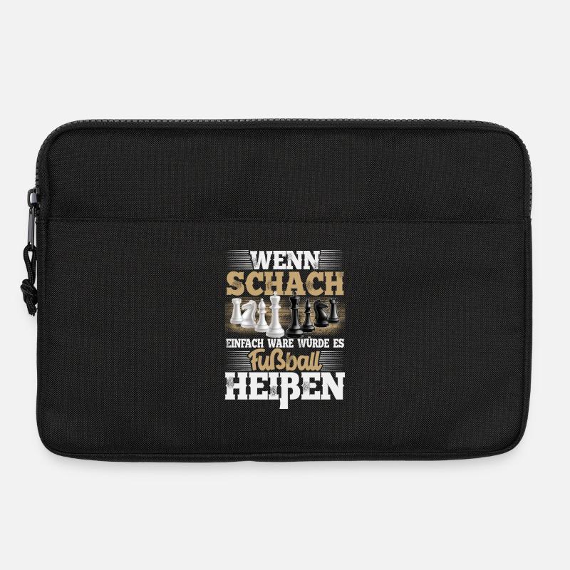Schach - Laptoptasche 13" - Schwarz