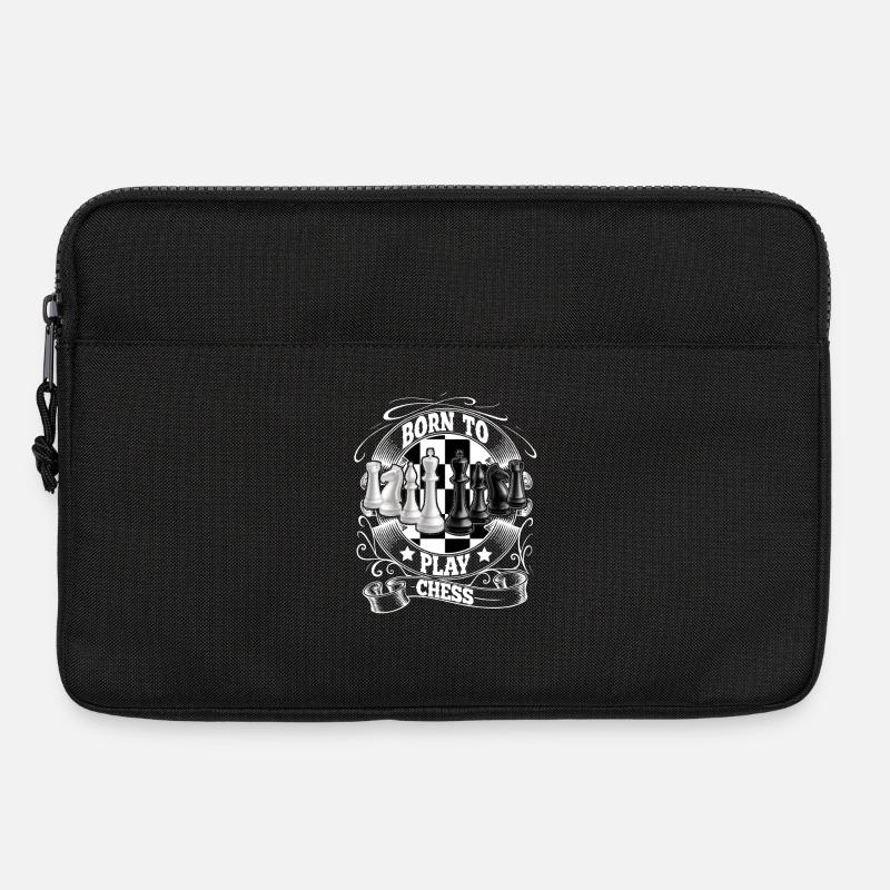 Schach - Laptoptasche 13" - Schwarz
