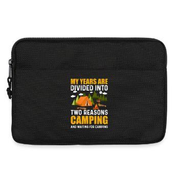 Camping - Laptoptasche 13" - Schwarz - Vorne