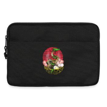 Drachen ramen - Laptoptasche 13" - Schwarz - Vorne
