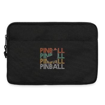 Pinball Flipper Vintage - Sacoche pour ordinateur portable 13 pouces - noir - Devant