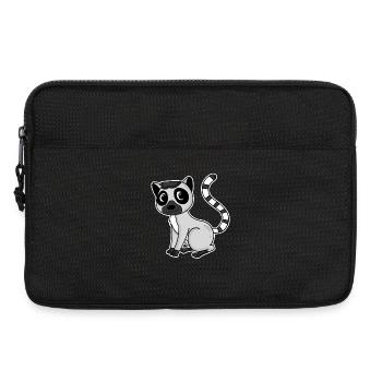 Lemur Primat Cadeau - Sacoche pour ordinateur portable 13 pouces - noir - Devant