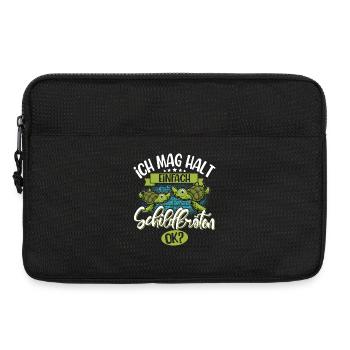 Ich Mag Halt Einfach Schildkröten Ok? - Laptoptasche 13" - Schwarz - Vorne