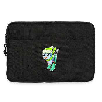 Ski fahren - Laptoptasche 13" - Schwarz - Vorne