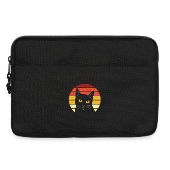 Chat Chat Chat Miau Amour de chat Stubentiger - Sacoche pour ordinateur portable 13 pouces - noir - Devant