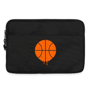 Basketball Ball - Laptop bag 13" - black - Front