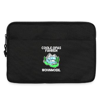 Coole Opas Fahren Wohnmobil | Camping Geschenk - Laptoptasche 13" - Schwarz - Vorne