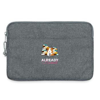Already Booked Ein Super Süßes Meerschweinchen - Laptoptasche 13" - Grau meliert - Vorne