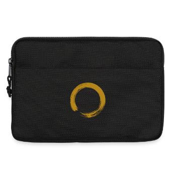 Kreis Gold - Laptoptasche 13" - Schwarz - Vorne
