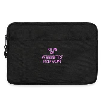 Lustiger Spruch Gruppe - Laptoptasche 13" - Schwarz - Vorne
